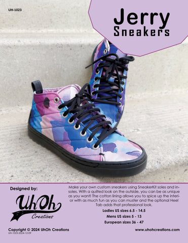 Jerry Sneaker Pattern - PDF Download