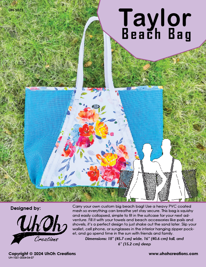 Taylor Beach Bag - Wholesale Paper Pattern