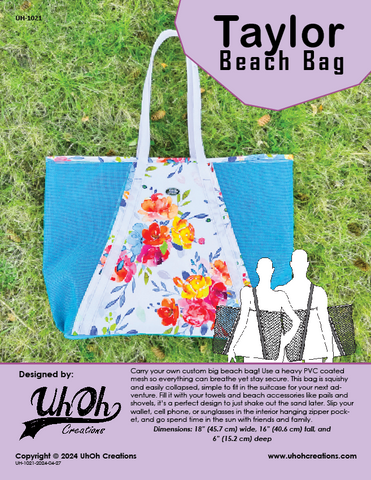 Taylor Beach Bag - Wholesale Paper Pattern