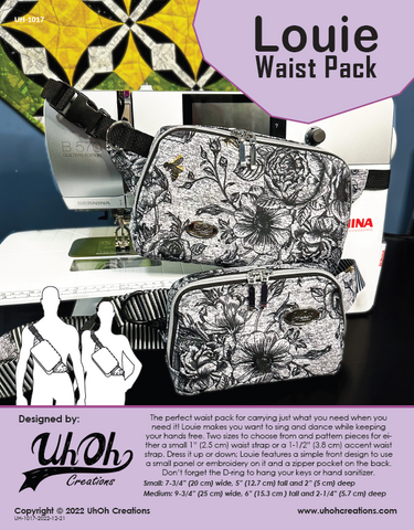 Louie Waist Pack - Wholesale Paper Pattern