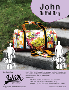 John Duffel Bag - Wholesale Paper Pattern