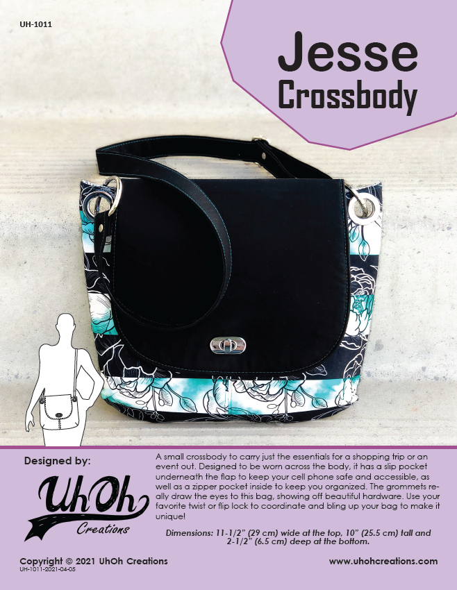 Jesse Crossbody - Wholesale Paper Pattern