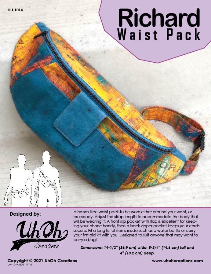 Richard Waist Pack - Wholesale Paper Pattern